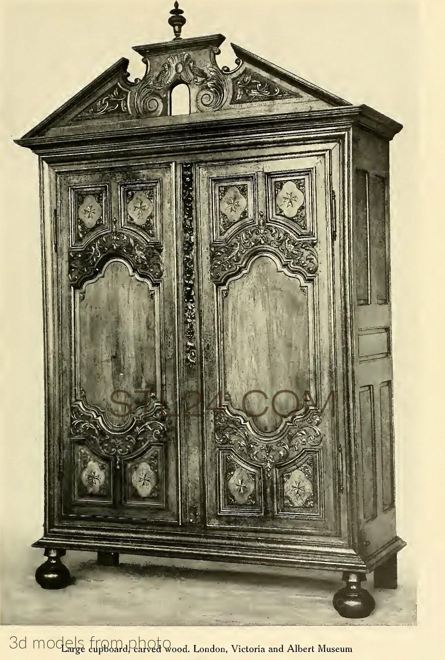 Шкафы (WARDROBE_0067 -  | 3D model 3DSMAX / OBJ / STL) 3D модель для ЧПУ станка